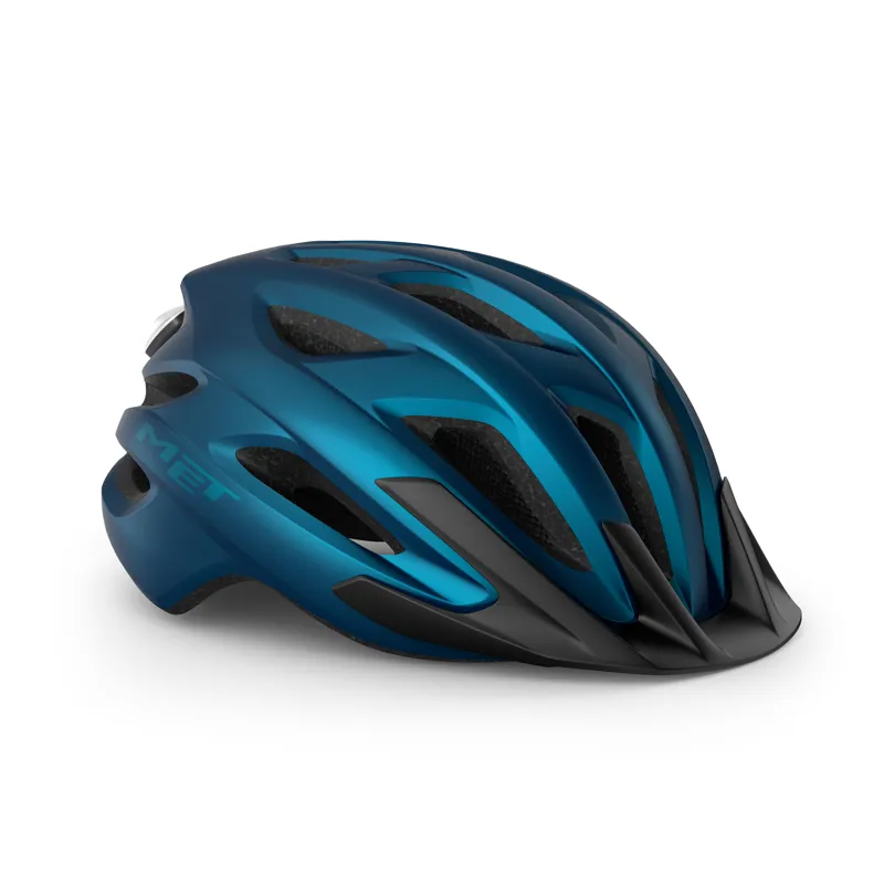 MET Crossover Helmet Metallic Blue