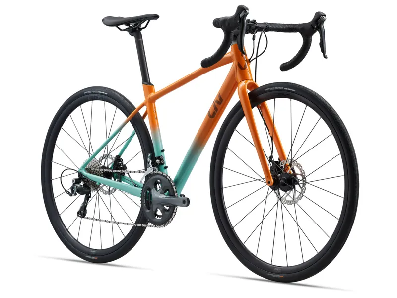 Liv Avail AR 2 Womens Endurance Road Bike Marigold/Ocean-1