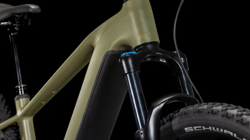 Cube Reaction Hybrid Pro 800 Electric Bike 2025 Dusty Olive/Gold-1