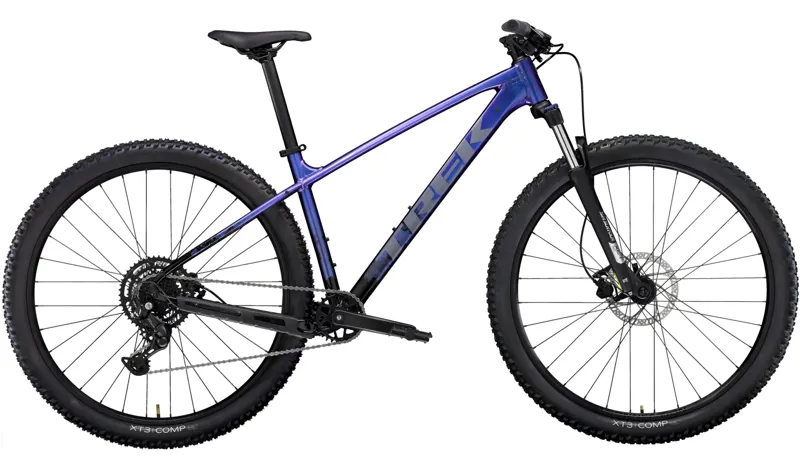 Trek Marlin 5 Gen 3 Hardtail Mountain Bike Purple Flip To Trek Black Fade