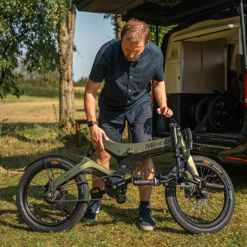 MiRider One 20in Folding Electric Bike Onyx Grey-2