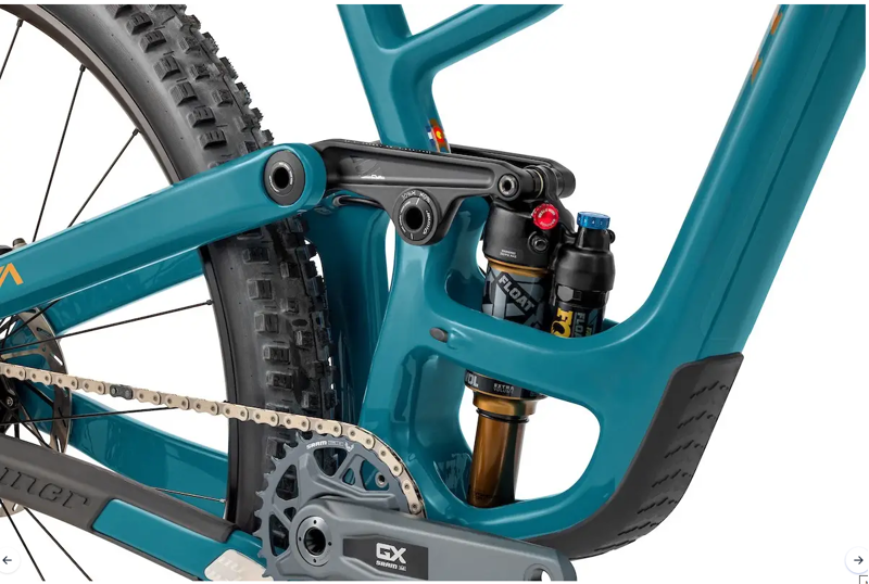 Niner RIP 9 RDO GX AXS Full Suspension Bike 2025 Carbon Teal/Bronze-4