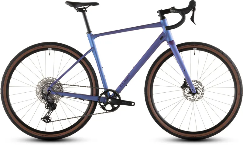 Cube Nuroad EX Gravel Adventure Bike 2026 Blue Iris/Lilac