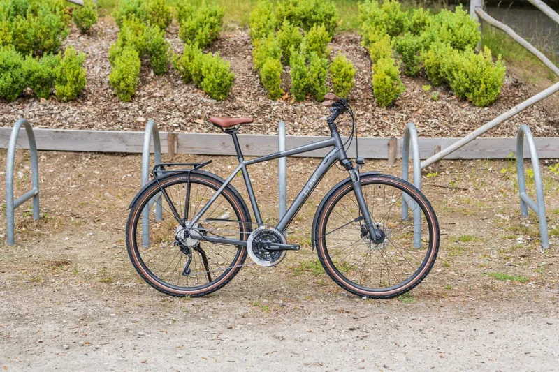 Cube Touring EXC Urban Hybrid Bike 2024 Grey/Metal-6