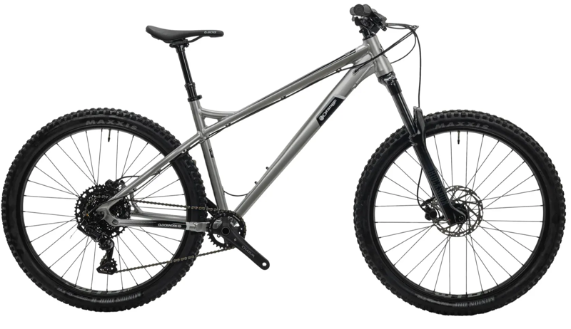 Orange Clockwork Evo Comp 27.5 Hardtail Mountain Bike Silver Treasure
