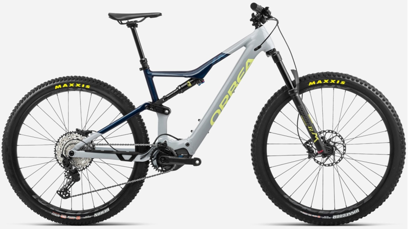 Orbea Rise H30 Full Suspension Electric Bike Grey/Blue