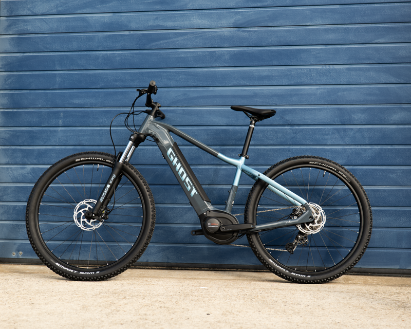 Ghost e-Teru Essential Hardtail Electric Mountain Bike Blue/Grey-1