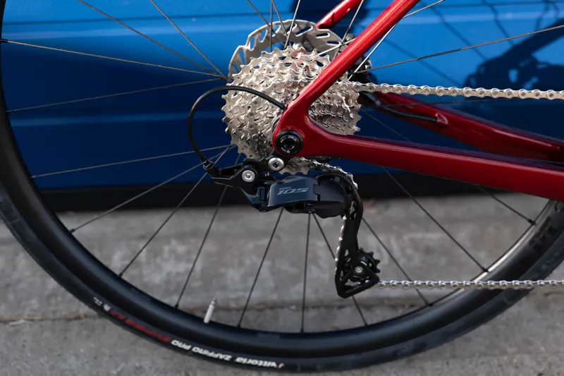 Ridley Grifn Road 105 Carbon All Road Bike Candy Red-6