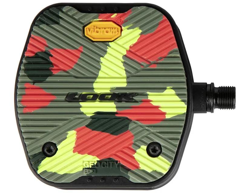 Look Geo City Grip Flat Pedal Camo-1