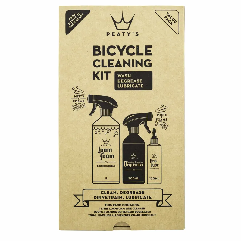 Peaty's Wash Degrease Lubricate Bicycle Cleaning Kit-1