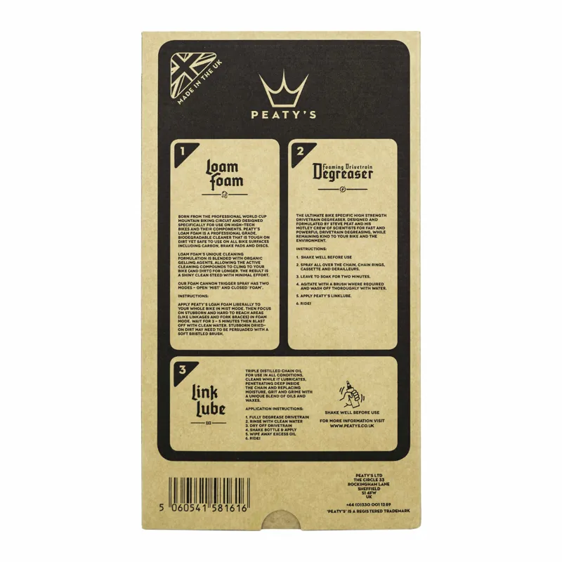Peaty's Wash Degrease Lubricate Bicycle Cleaning Kit-3