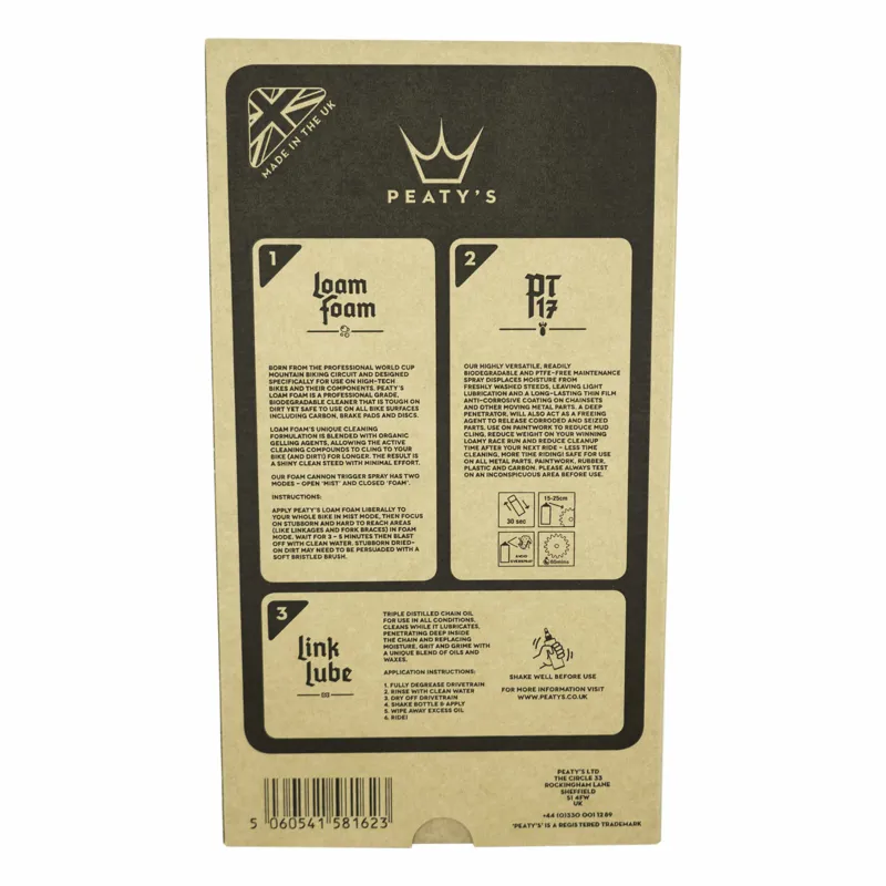 Peaty's Wash Prevent Lubricate Bicycle Cleaning Starter Kit-1