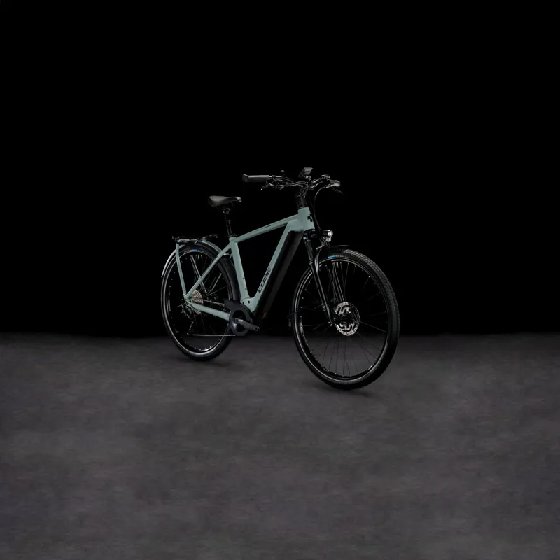 Cube Kathmandu Hybrid One 625 Electric Hybrid Bike 2024 Swamp Grey-1