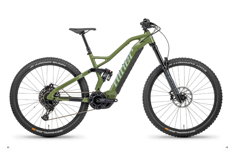 Niner RIP e9 3 Electric Full Suspension Mountain Bike Green/Grey
