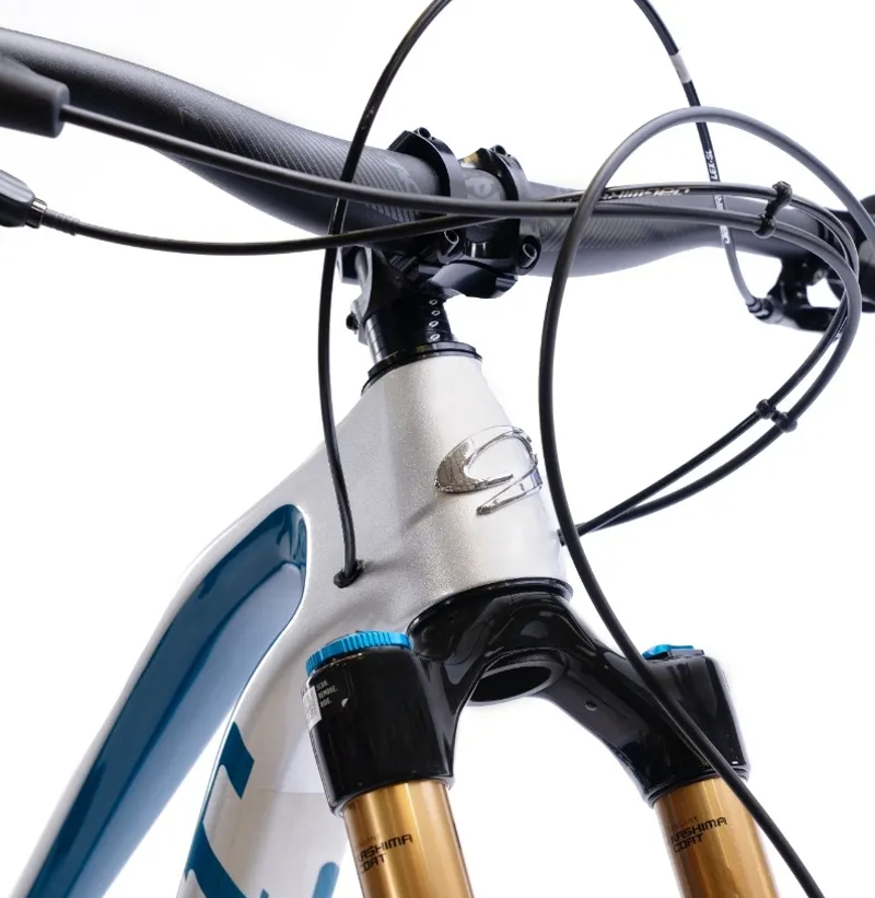 Niner RIP 9 RDO 2 Full Suspension Mountain Bike Silver/Baja Blue-2