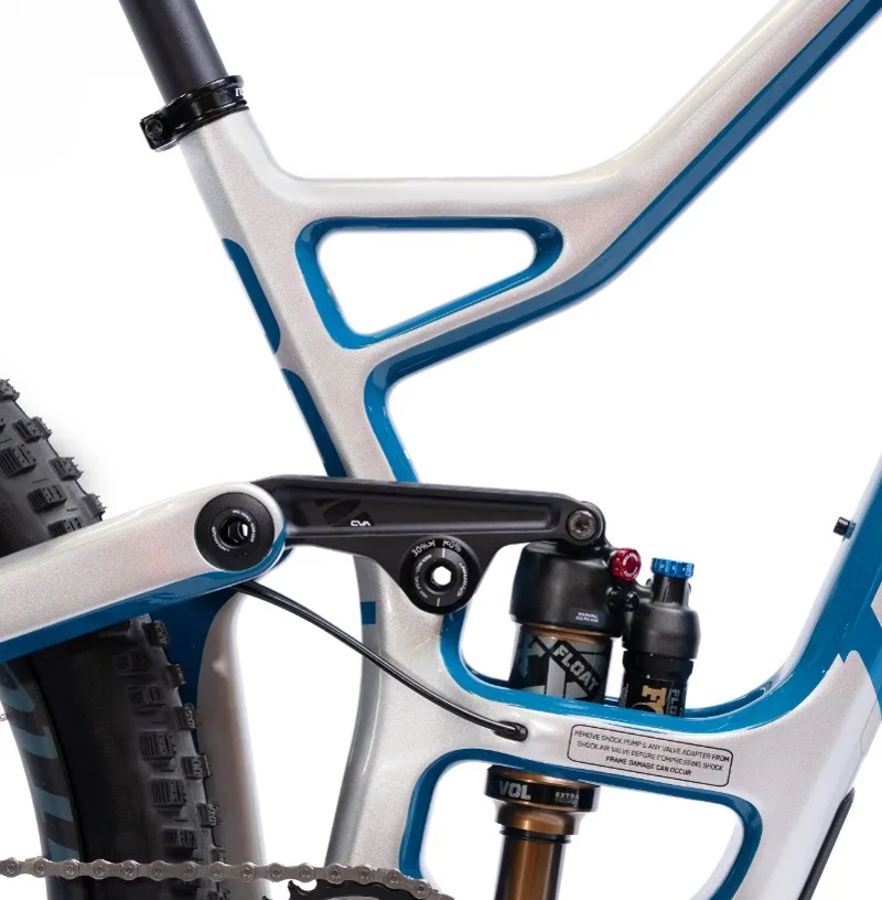 Niner RIP 9 RDO 2 Full Suspension Mountain Bike Silver/Baja Blue-3