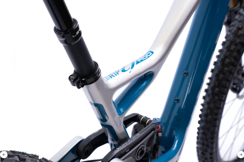 Niner RIP 9 RDO 2 Full Suspension Mountain Bike Silver/Baja Blue-4