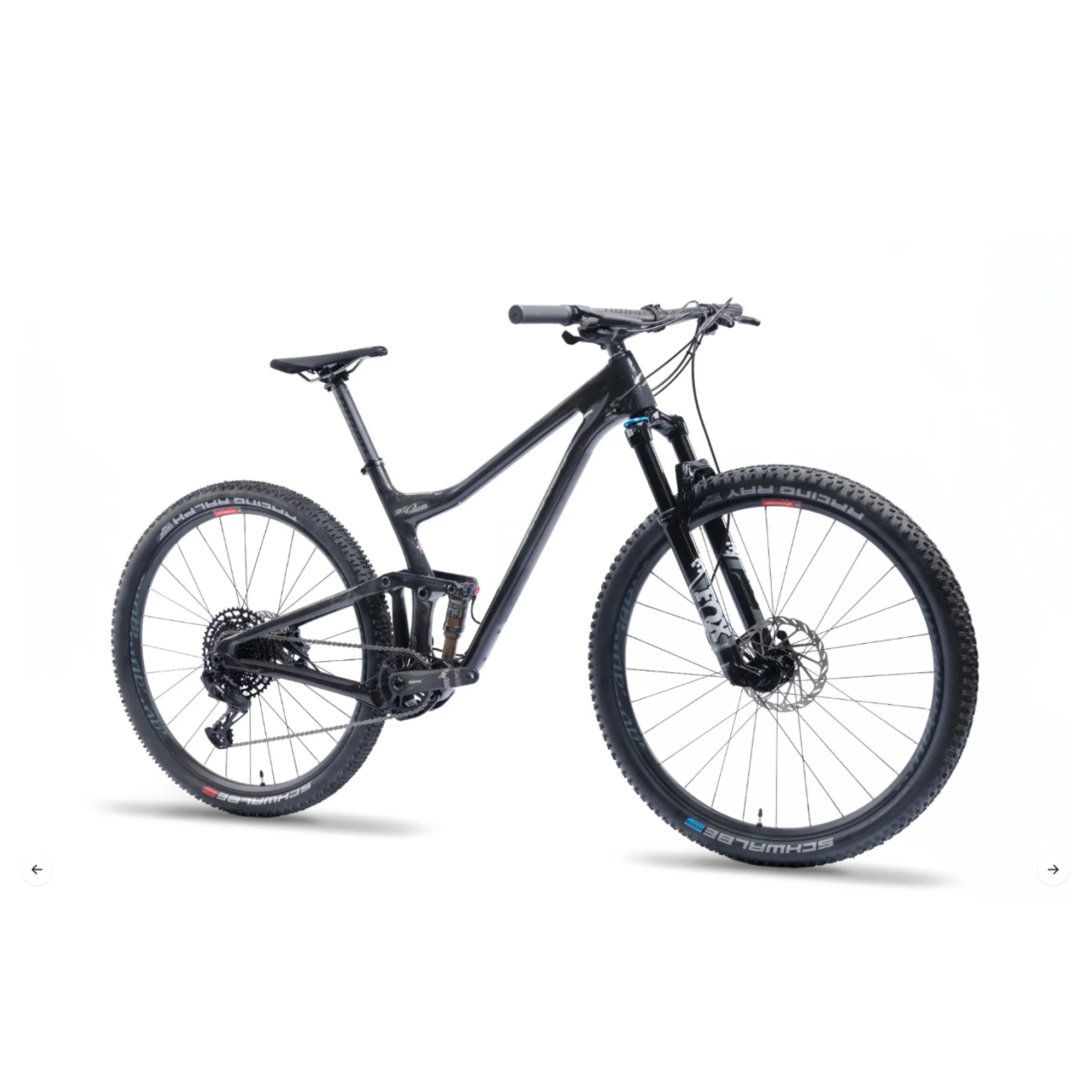 Niner RKT 9 RDO 120 2 Full Suspension Mountain Bike Carbon/Silver