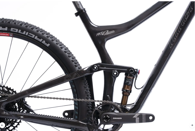 Niner RKT 9 RDO 120 2 Full Suspension Mountain Bike Carbon/Silver-1