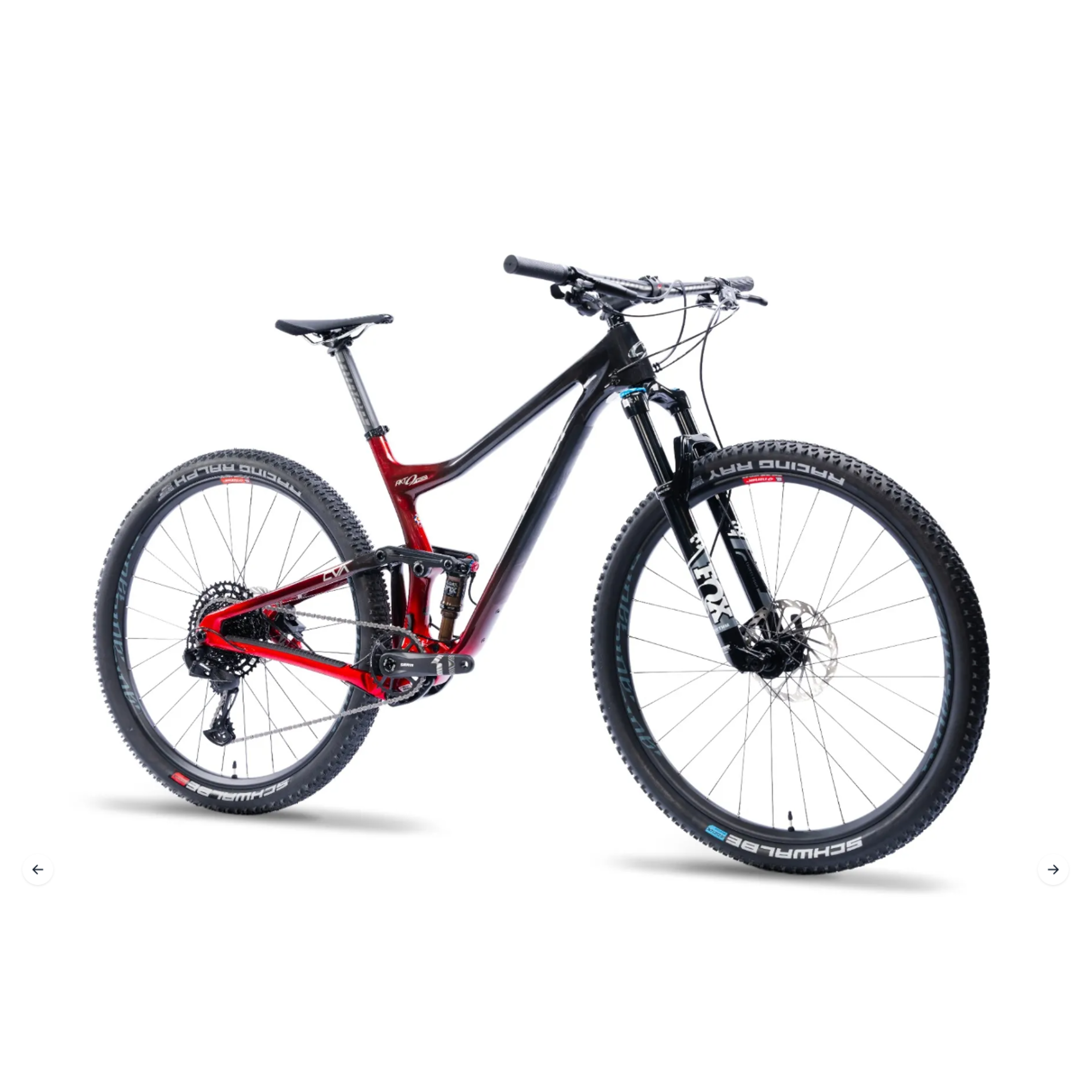 Niner RKT 9 RDO 120 2 Full Suspension Mountain Bike Hot Tamale