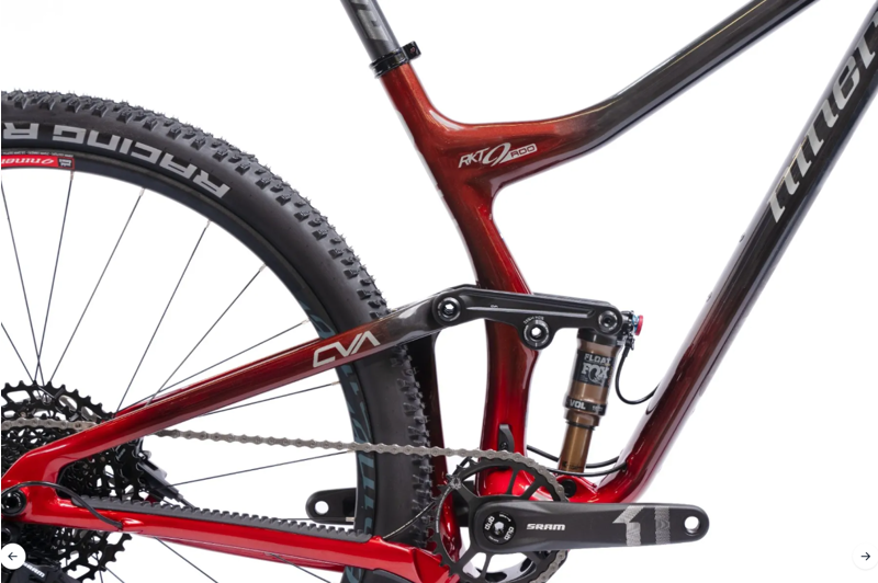 Niner RKT 9 RDO 120 2 Full Suspension Mountain Bike Hot Tamale/Carbon-1