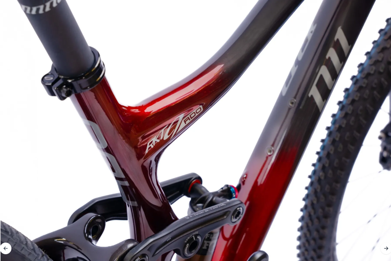 Niner RKT 9 RDO 120 2 Full Suspension Mountain Bike Hot Tamale/Carbon-3