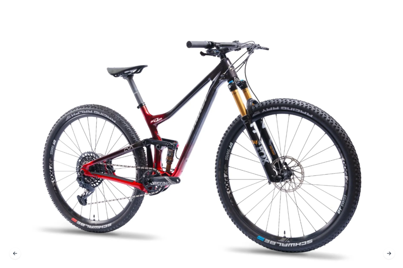 Niner RKT 9 RDO 120 3 Full Suspension Mountain Bike Hot Tamale/Carbon