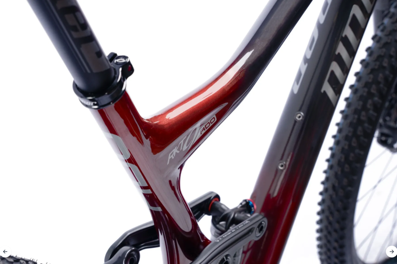 Niner RKT 9 RDO 120 3 Full Suspension Mountain Bike Hot Tamale/Carbon-3