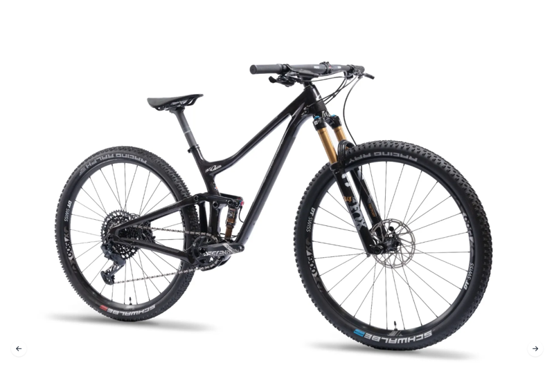 Niner RKT 9 RDO 120 3 Full Suspension Mountain Bike Silver/Carbon