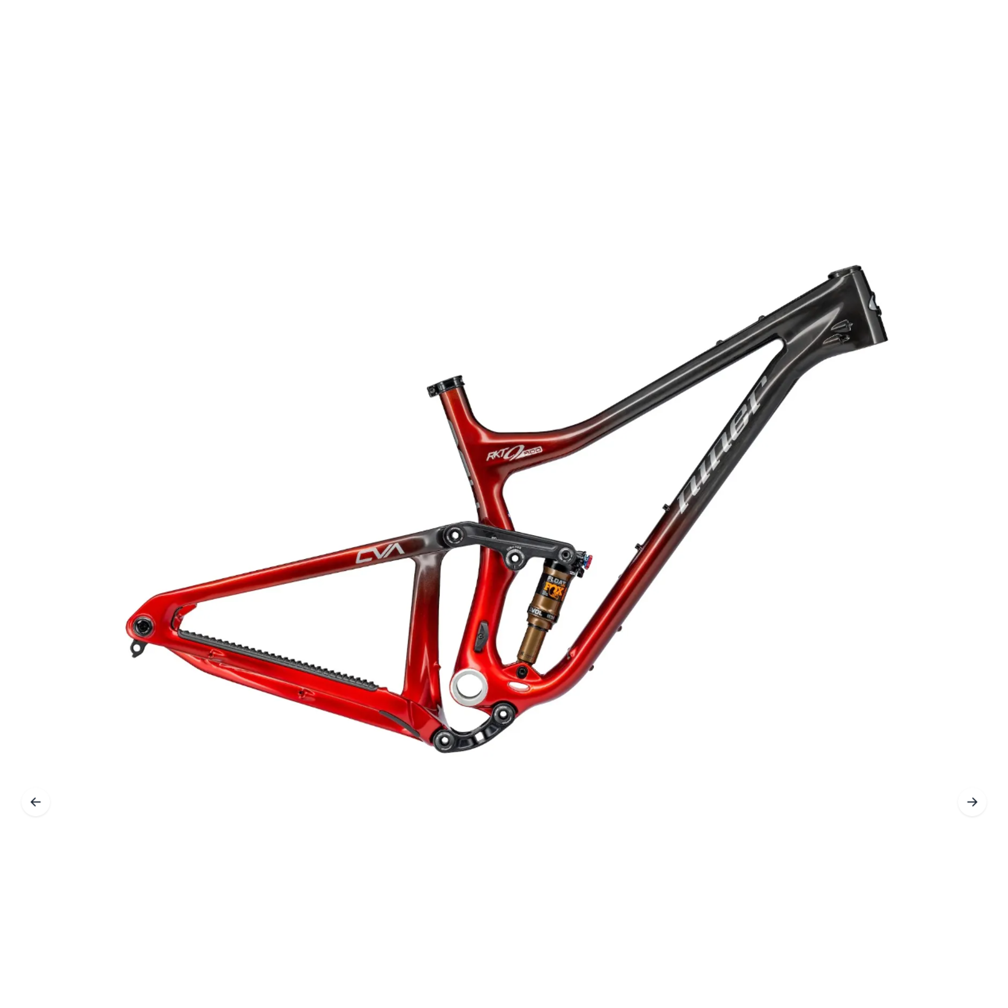 Niner RKT 9 RDO Fox Factory - Mountain Bike Frameset - Hot Tamale