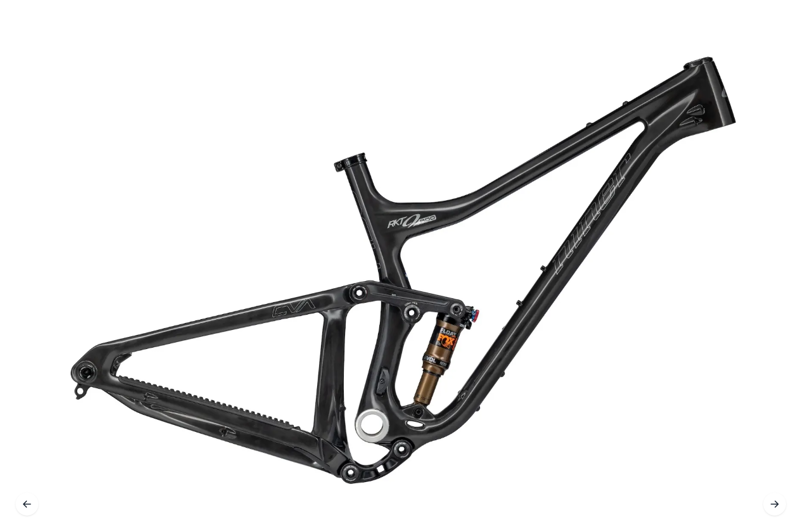 Niner RKT 9 RDO Fox Factory - Mountain Bike Frameset - Fade to Black
