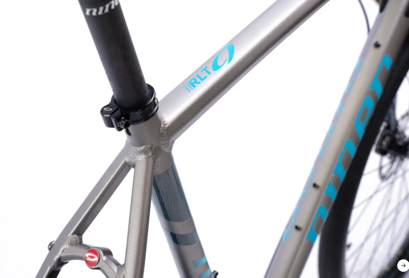 Niner RLT 9 3 Gravel Adventure Bike  Forge Grey/Sky Blue-1