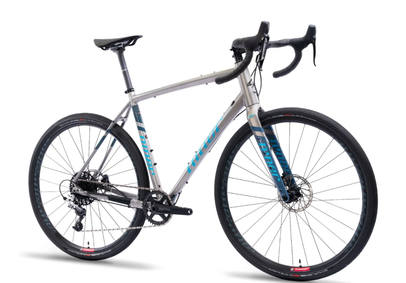 Niner RLT 9 2 Gravel Adventure Bike Forge Grey/Sky Blue