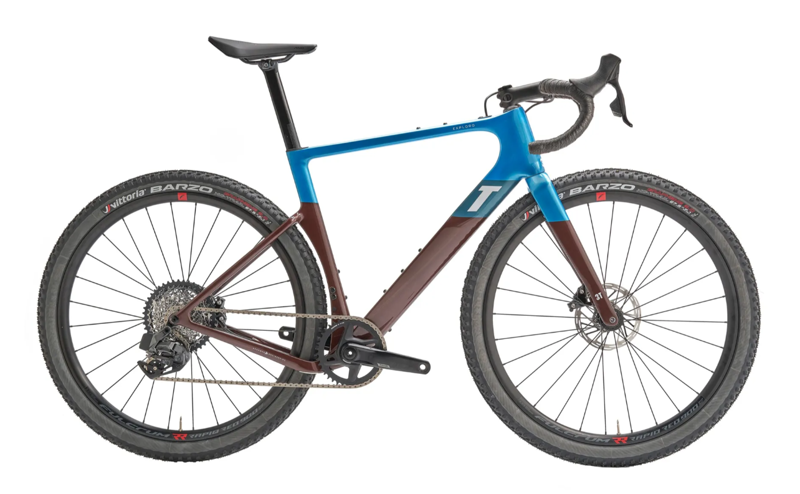 3T Exploro Racemax Rival XPLR 1x12 700C Gravel Bike Blue/Brown