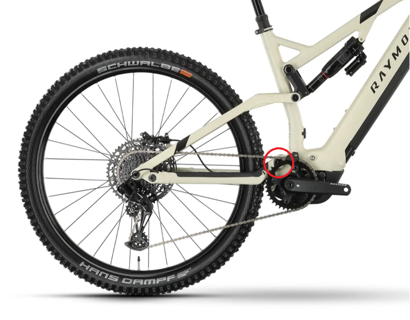 Raymon TrailRay Main Frame Chainstay M15 Pivot Bolt-1