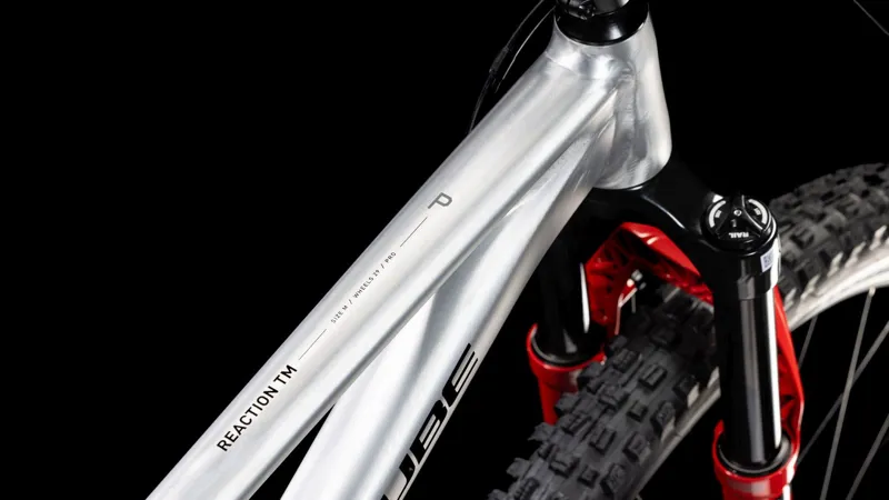 Cube Reaction TM Pro Hardtail Mountain Bike 2025 Raw Metal/Reflect-5