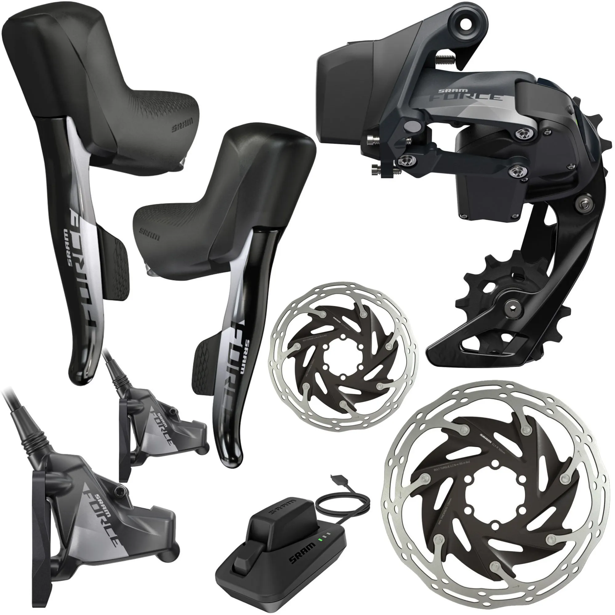 Sram Force ETap AXS 1X 12 Speed Hydraulic Disc Groupset