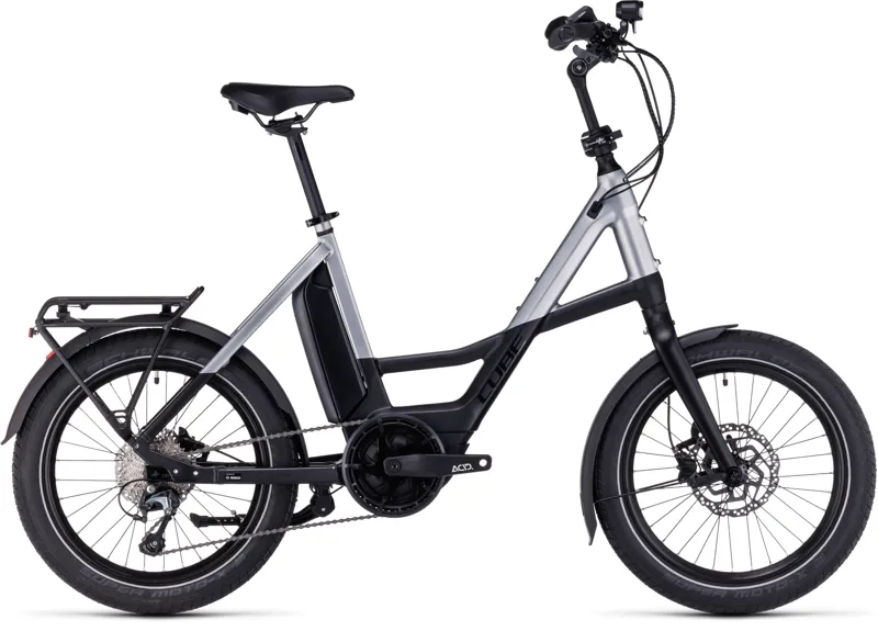 Cube Compact Sport Hybrid 500 Electric Hybrid Bike Black/Polar Silver
