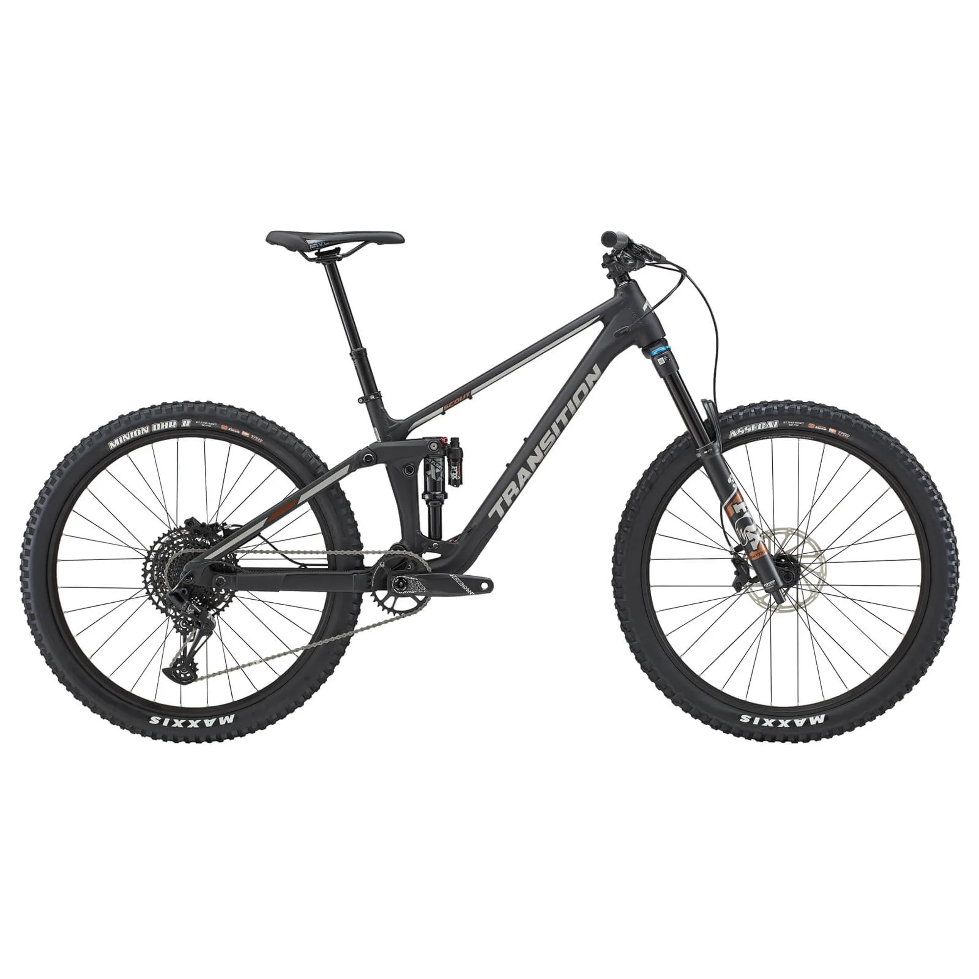 Transition Scout Alloy NX Full Suspension Mountain Bike Black