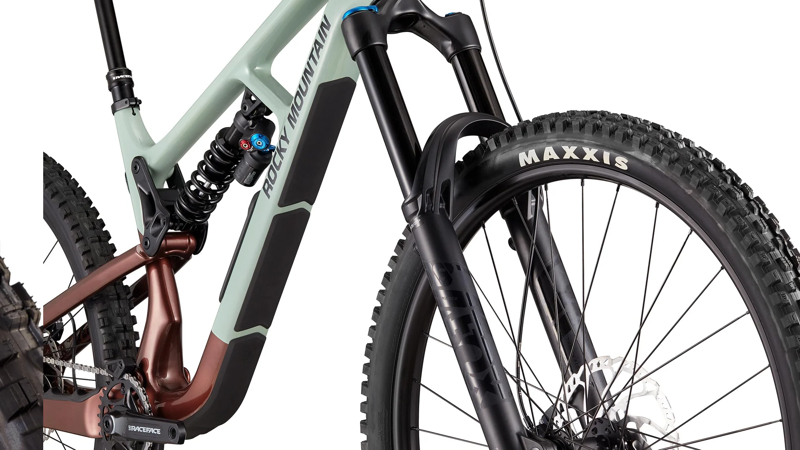 Rocky Mountain Slayer C50 Shimano Freeride Mountain Bike Brick/Blue-3