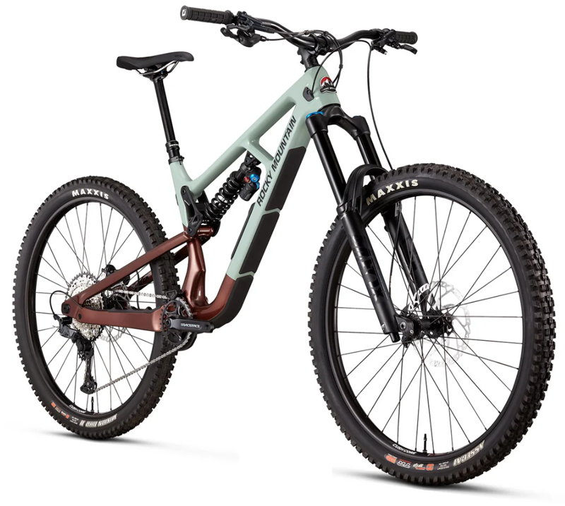 Rocky Mountain Slayer C50 Shimano Freeride Mountain Bike Brick/Blue-1