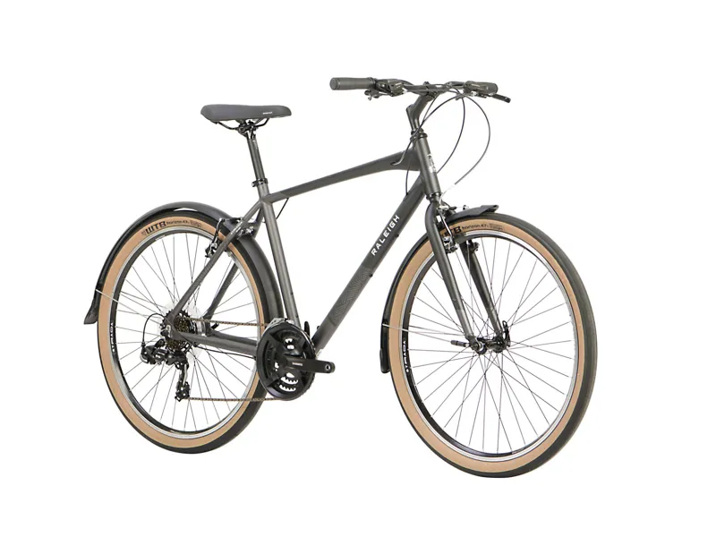 Raleigh Strada Crossbar Hybrid Bike Black/Grey-1
