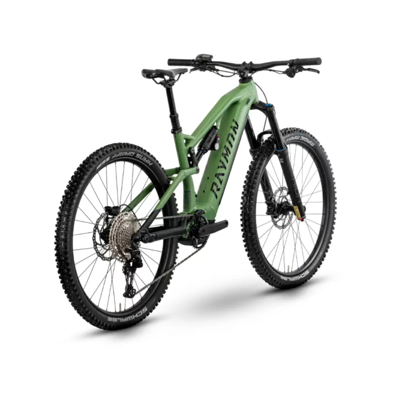 Raymon TrailRay 170 29 Electric Mountain Bike Green/Black-6