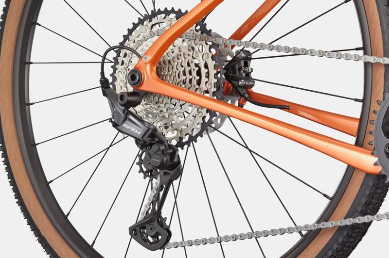 Cannondale Topstone Carbon 3 GRX 1x Gravel Bike 2025 Orange Slice-4