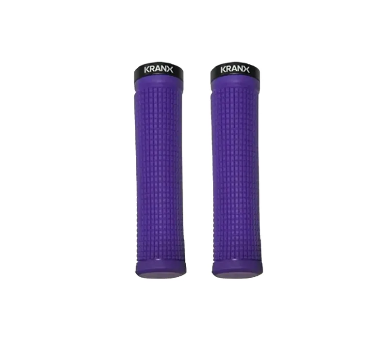 Kranx Bite Lock-on Handlebar Grips Purple