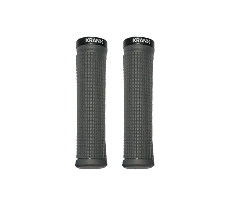 Kranx Bite Lock-on Handlebar Grips Grey
