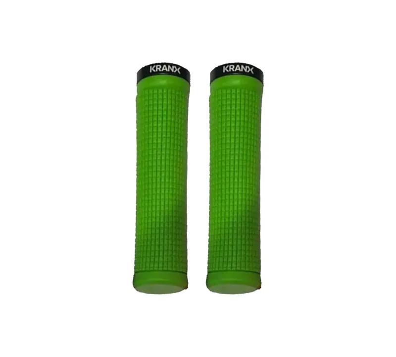 Kranx Bite Lock-on Handlebar Grips Green