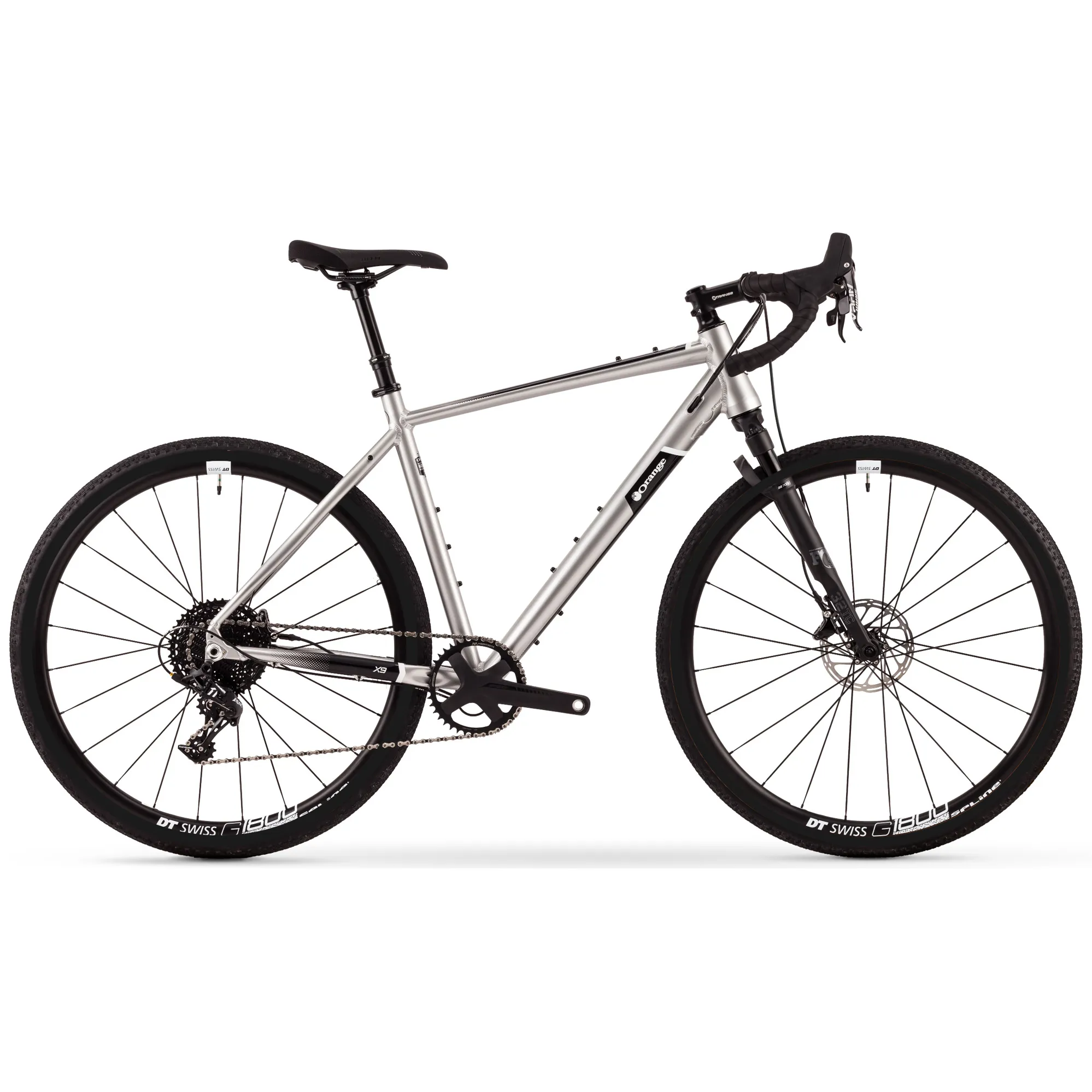 Orange X9 Pro Gravel Adventure Bike Sparkling Silver