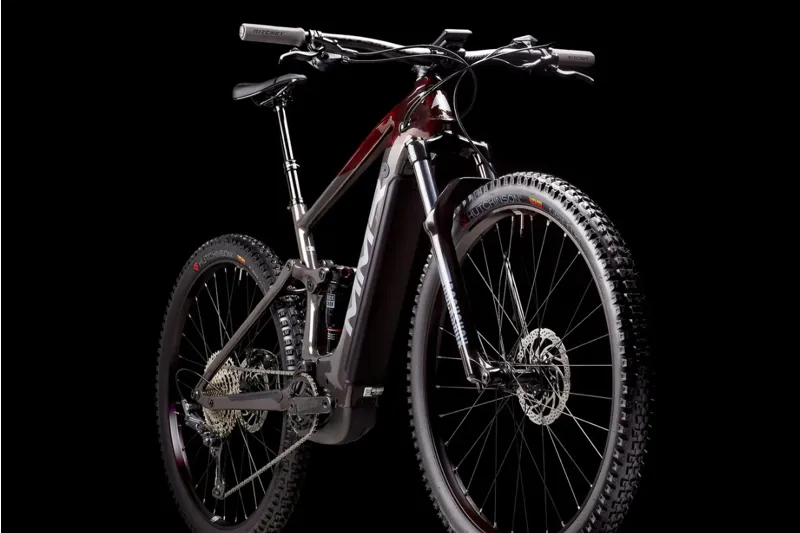 MMR X-Bolt 120 00 Full Suspension Electric Mountain Bike Liquid Red-1