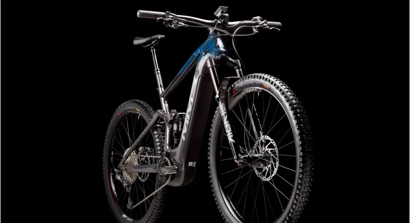 MMR X-Bolt 140 00 Full Suspension Electric Mountain Bike Liquid Blue-1